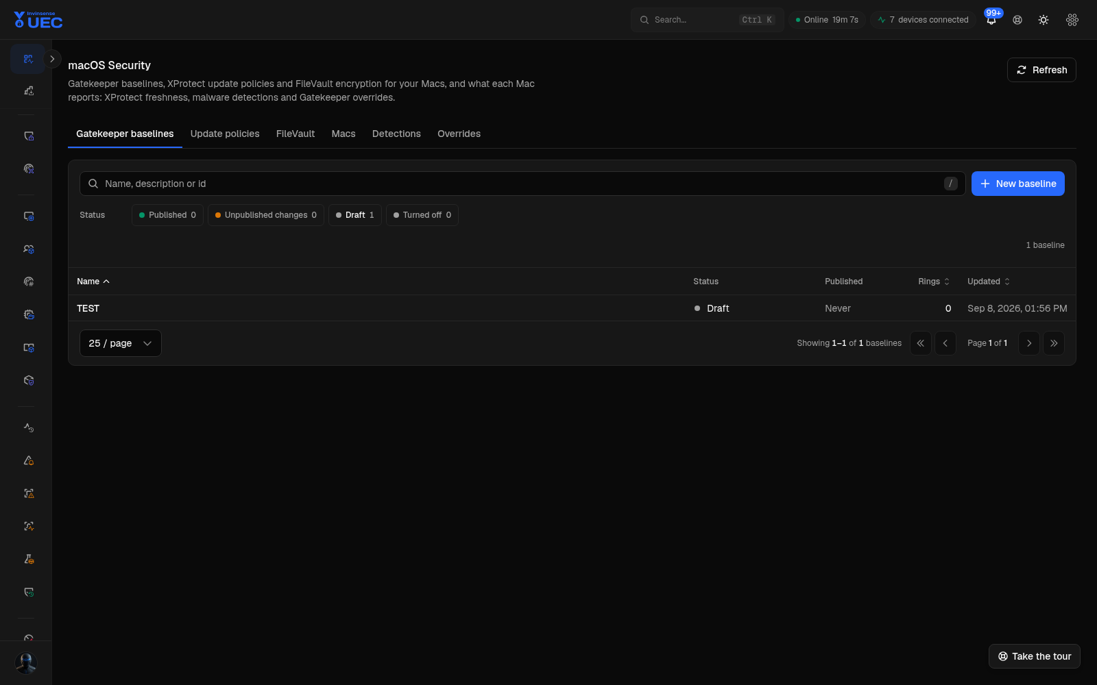 macOS Security in dark mode